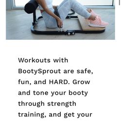 Booty Sprout & extra band (glute bridge alternative) 