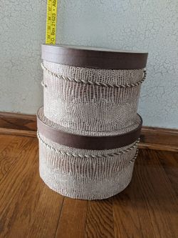 Vintage Two Hat Boxes