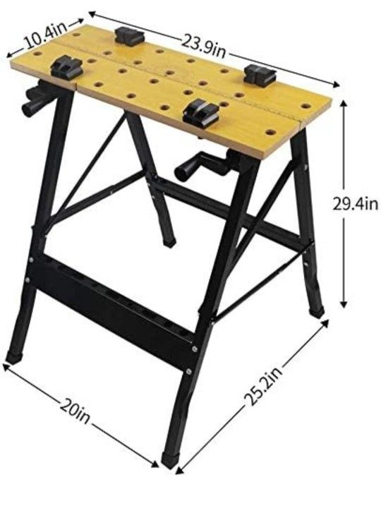 WORKPRO PORTABLE FOLDING WORKBENCH