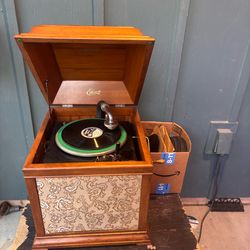 Edison B-19 Diamond Disc Phonograph w/ 21 Disc