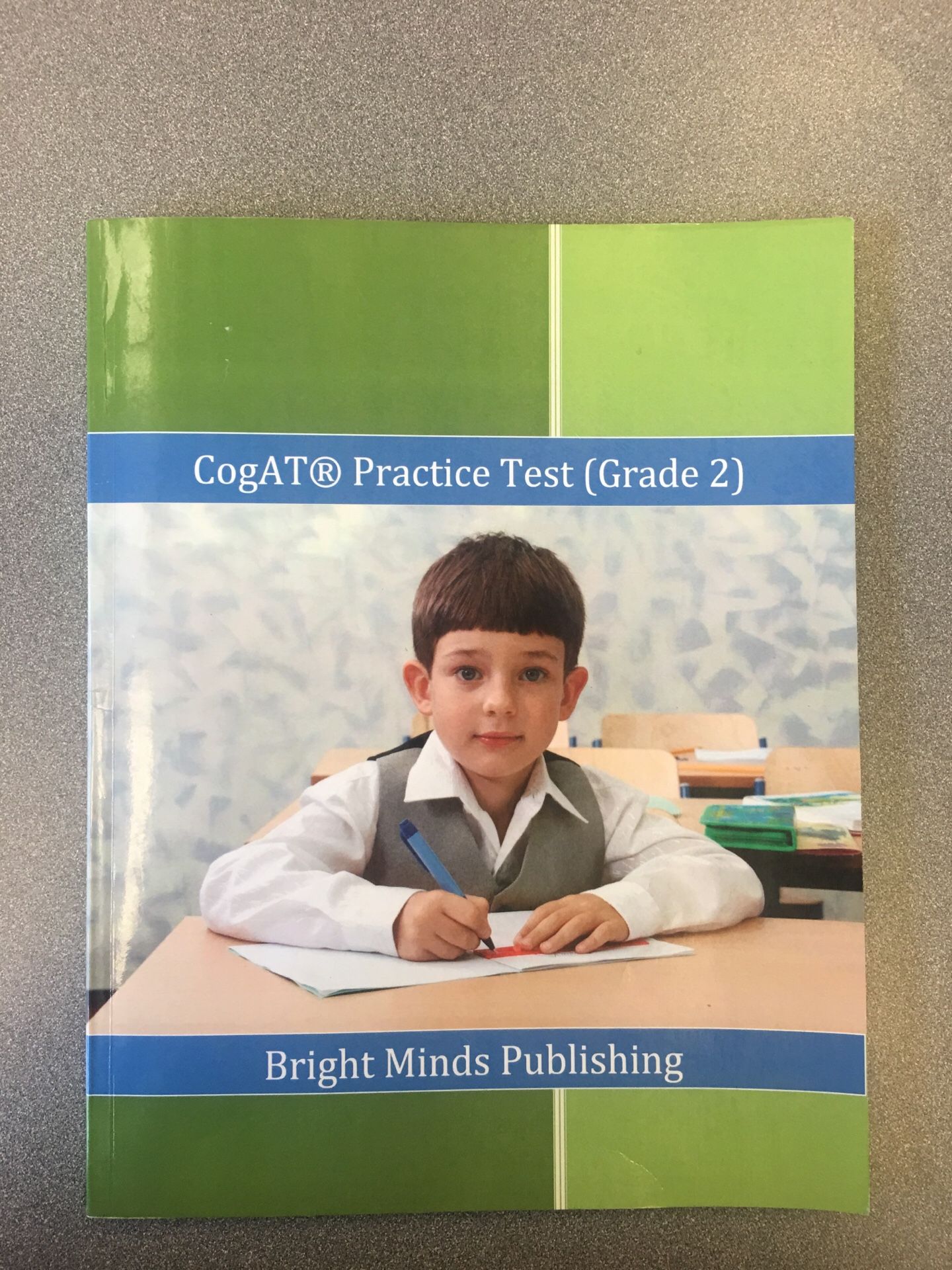 CoGAT Practice Test Grade 2 second grade Like New, Bright Minds Publishing with answer keys
