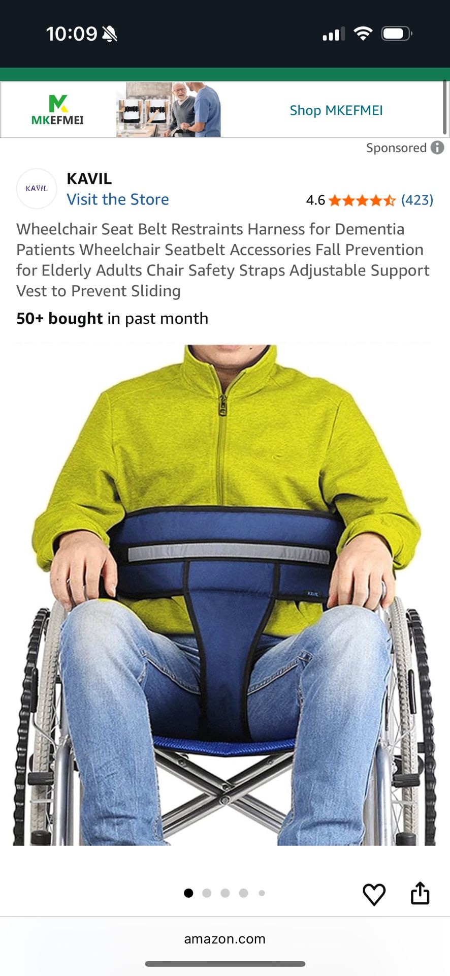 Wheelchair Seat Belt