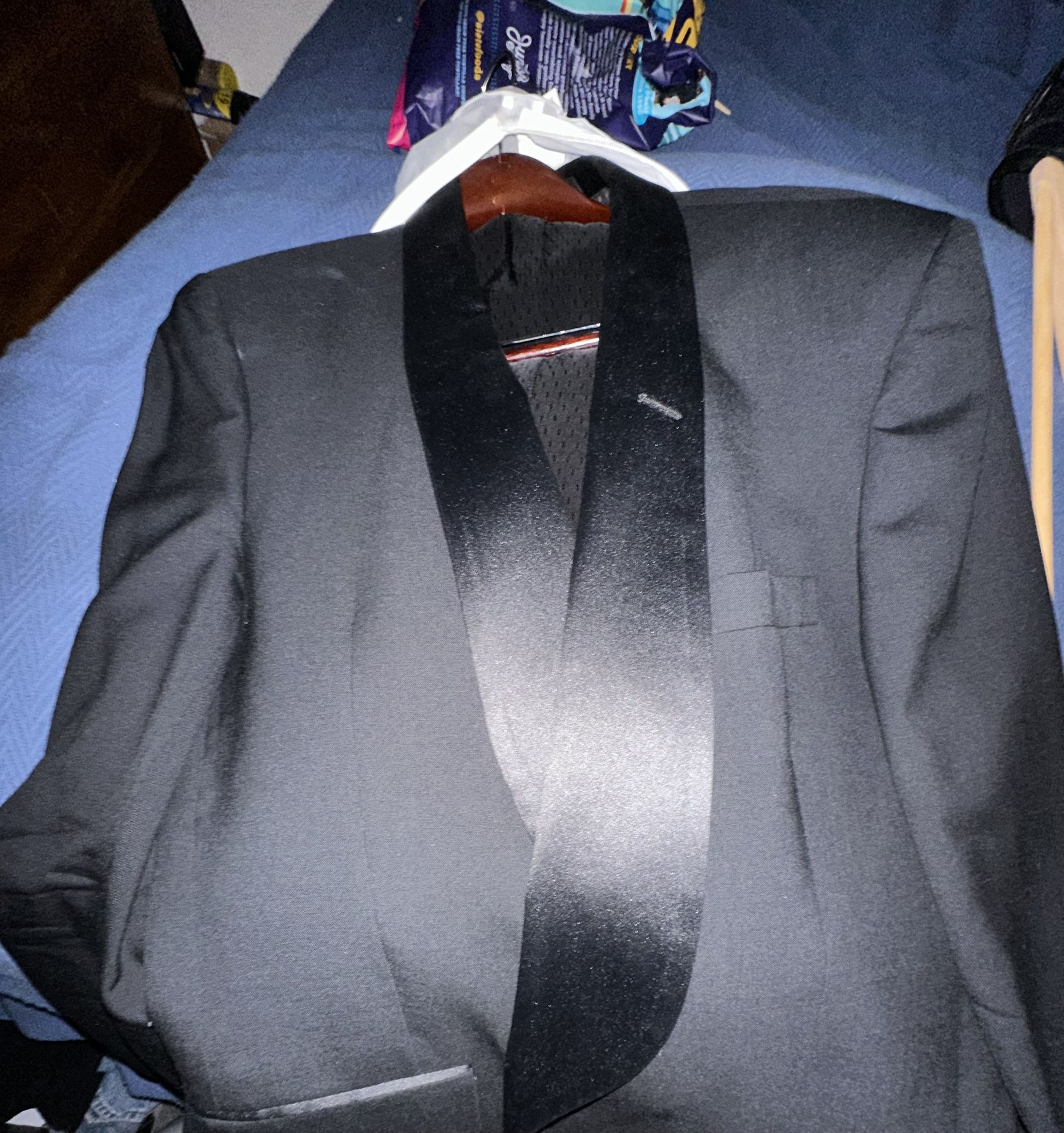 $2,495 Vintage Bill Blass Black Gatsby Style Tuxedo Jacket Men’s XL Excellent Condition!