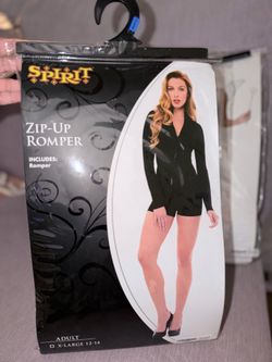 Zip Up Romper  XL