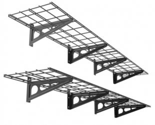 Flex mounts 1x6’ Wall Shelving - 2 Pack