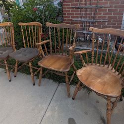 Vintage Windsor style kitchen chairs