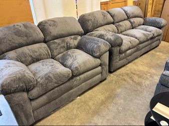 Super comfortable sofa and loveseat
