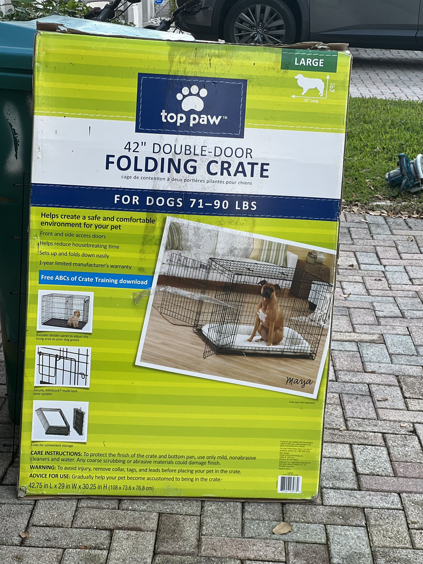 Dog Folding Crate 