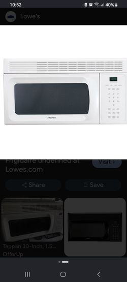 Over-the-Range Microwave