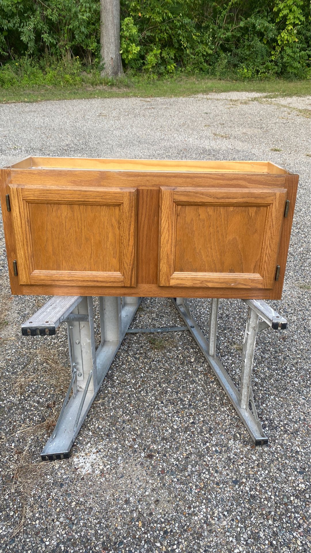 Take out Upper Kitchen Cabinets