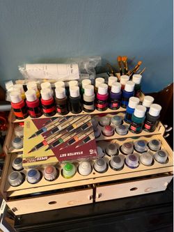 Miniature painting supplies