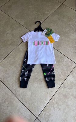 Wicked Toddler Girl’s 2 Piece Pajamas, Size 12-18 Month, 18-24 Months, 2t