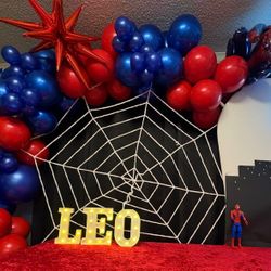 Spiderman Balloons Garland 