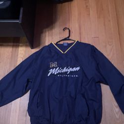 Vintage Michigan Wolverines Jacket Size L Men