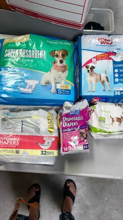 Dog Diapers Small Dog Size Disposable