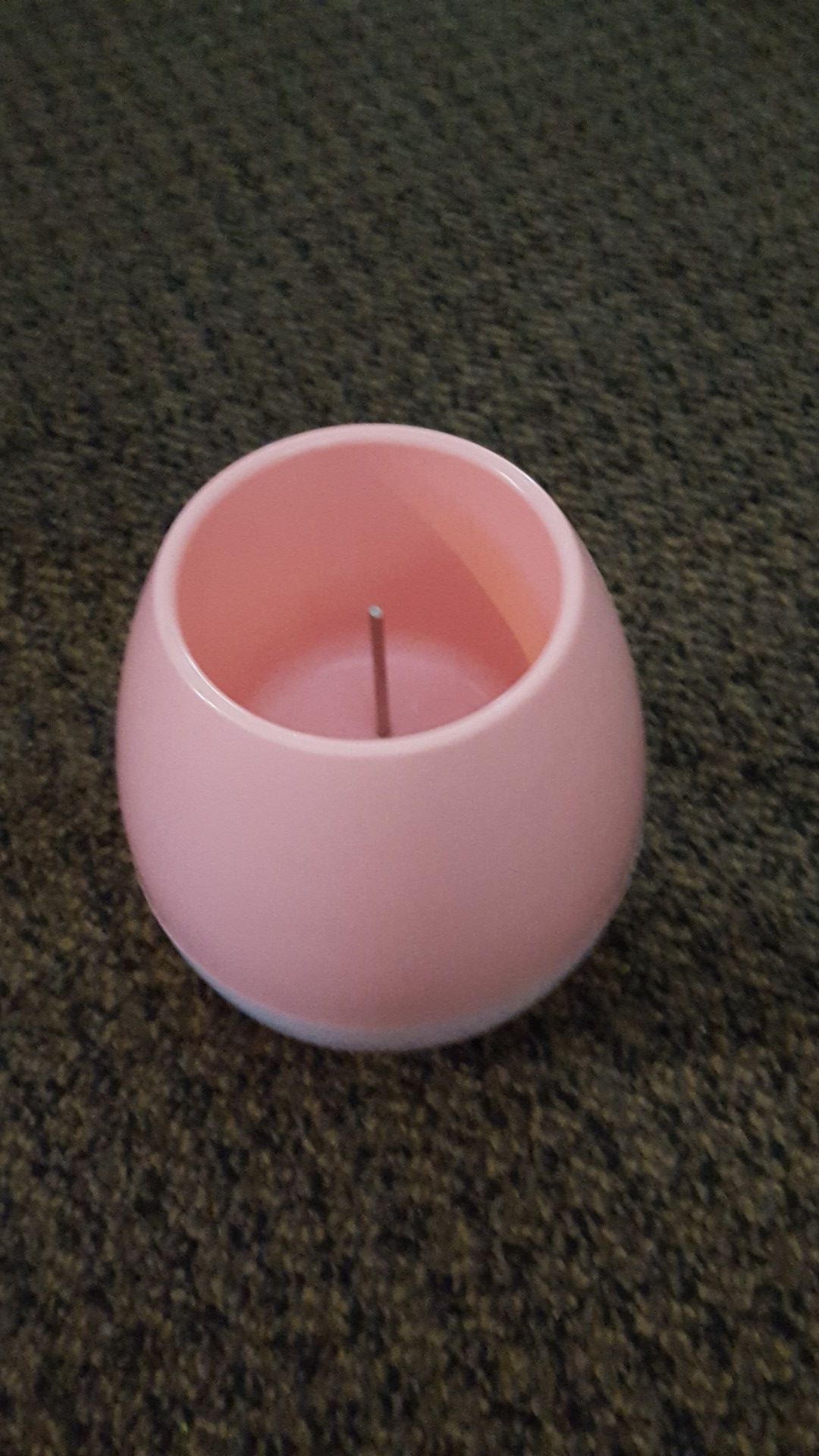 Pink flower pot bluetooth speaker