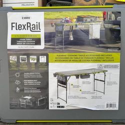 $100  my price is firm / mi precio es firme  5 Foot FlexRail Outdoor Cook Table