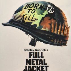 Full Metal Jacket Movie Poster Print On Metal 
