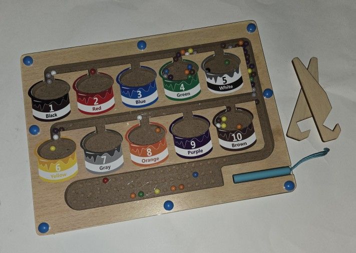 Magnetic Color Classification Maze Kids Educational Toy Puzzle 36+ Months