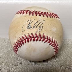 Charles Nagy Cleveland Indians Autographed Baseball  