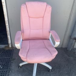 Pink Office Chair Adjustable