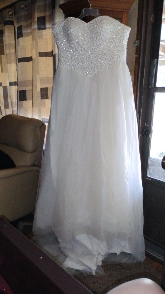 Wedding Dress, Size 16