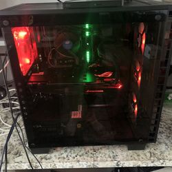 Custom built gaming / streaming pc - ASUS ROG Strix 1070 Intel i5 Samsung