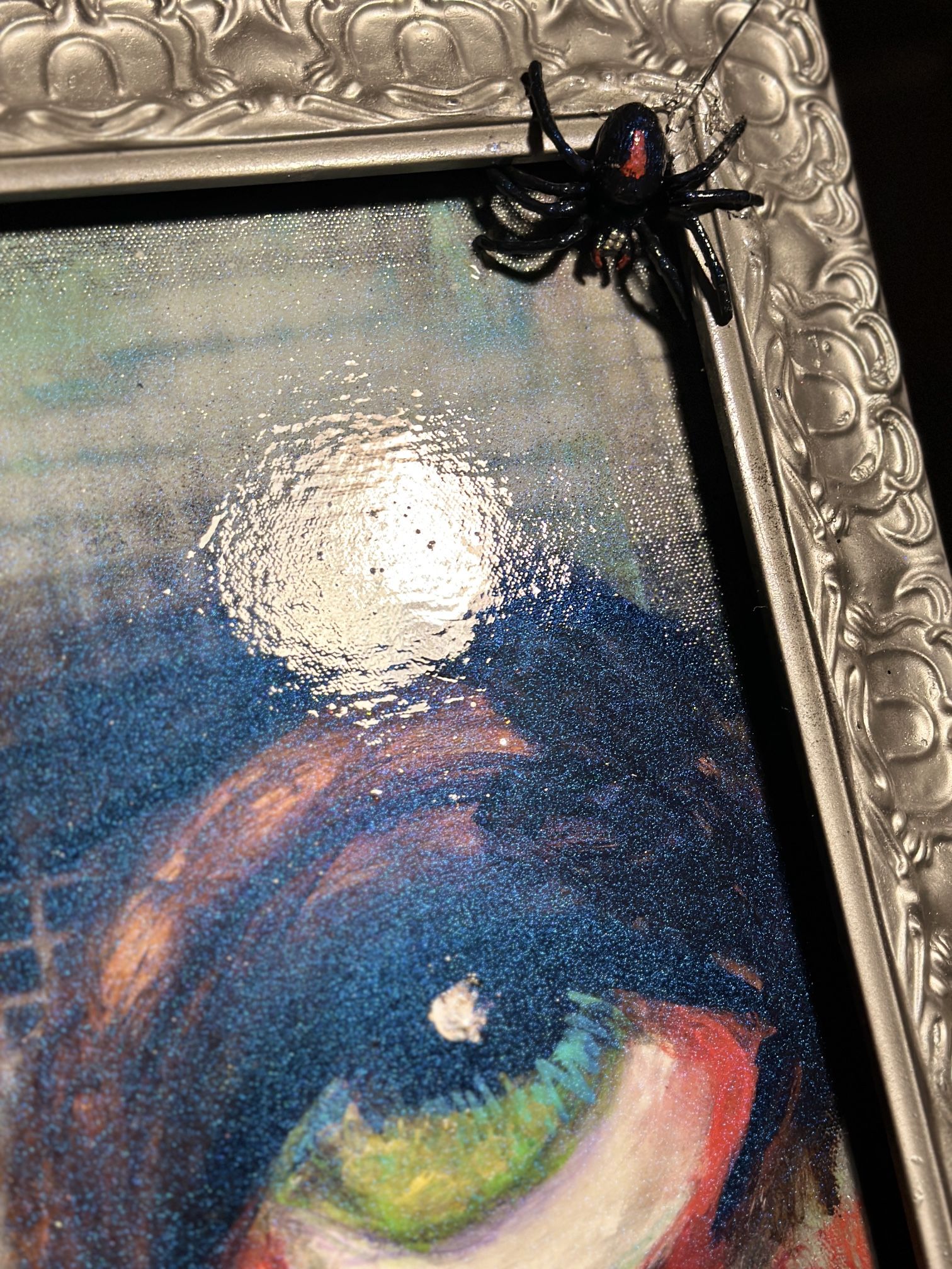 Painting Eyes On Spider