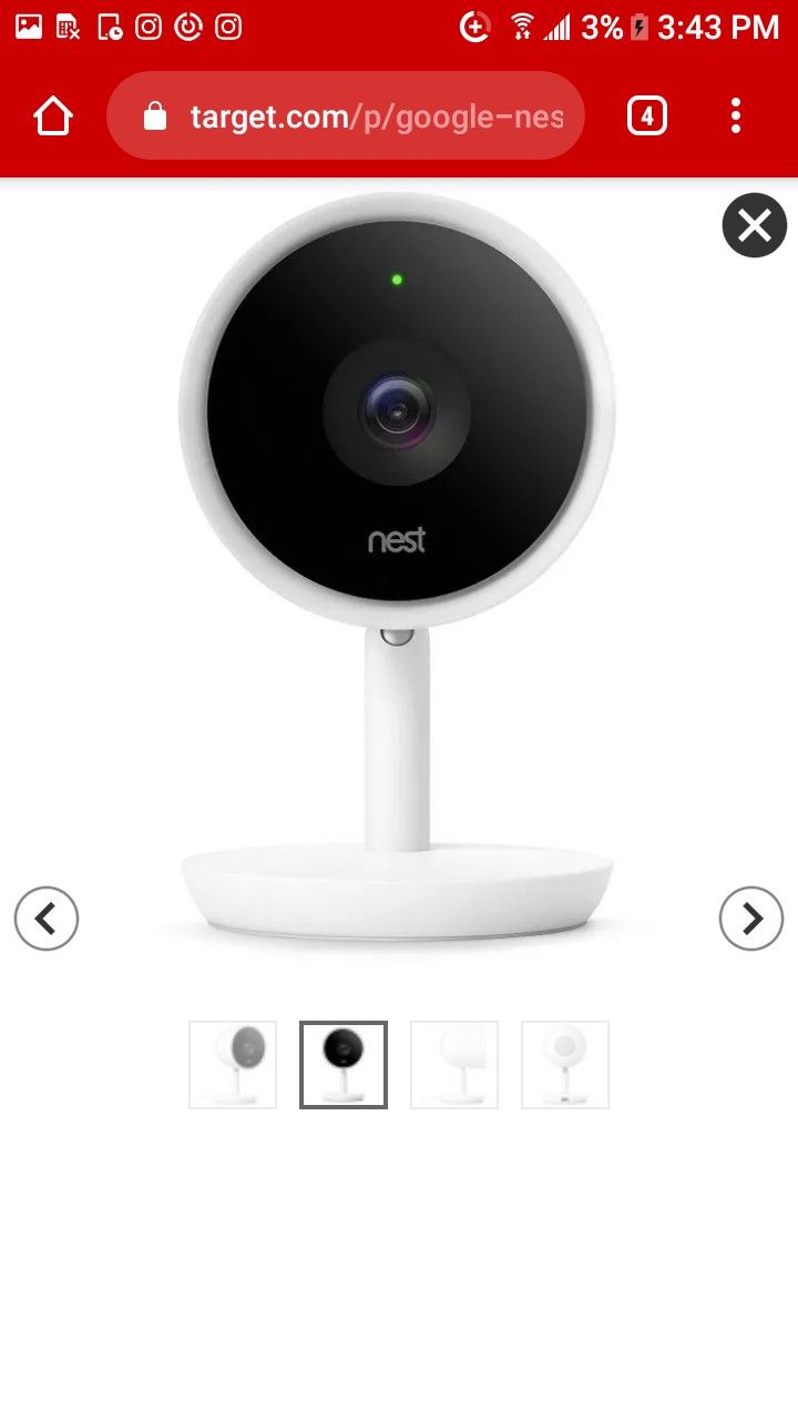 nest iq camera. indoor security camera **brand new never opened in the box**