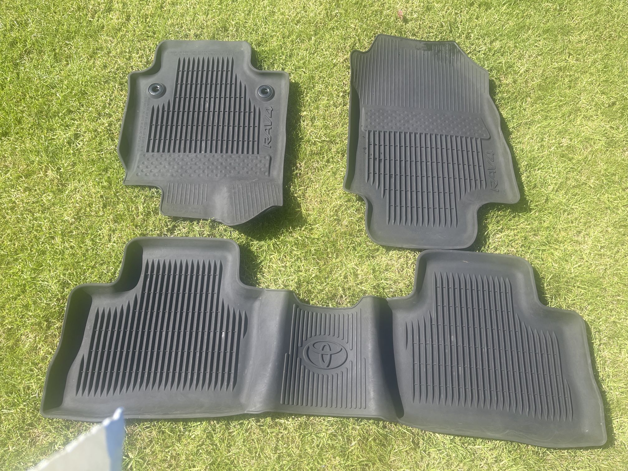 OEM Toyota RAV4 All-Weather Floor Mats 2019+