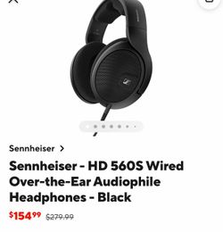 Sennheiser HD 560S wired over the ear audiophile headphones