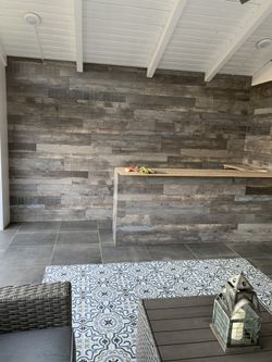 Wood On Wall