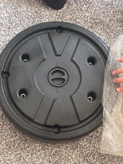 Sand box for patio heater