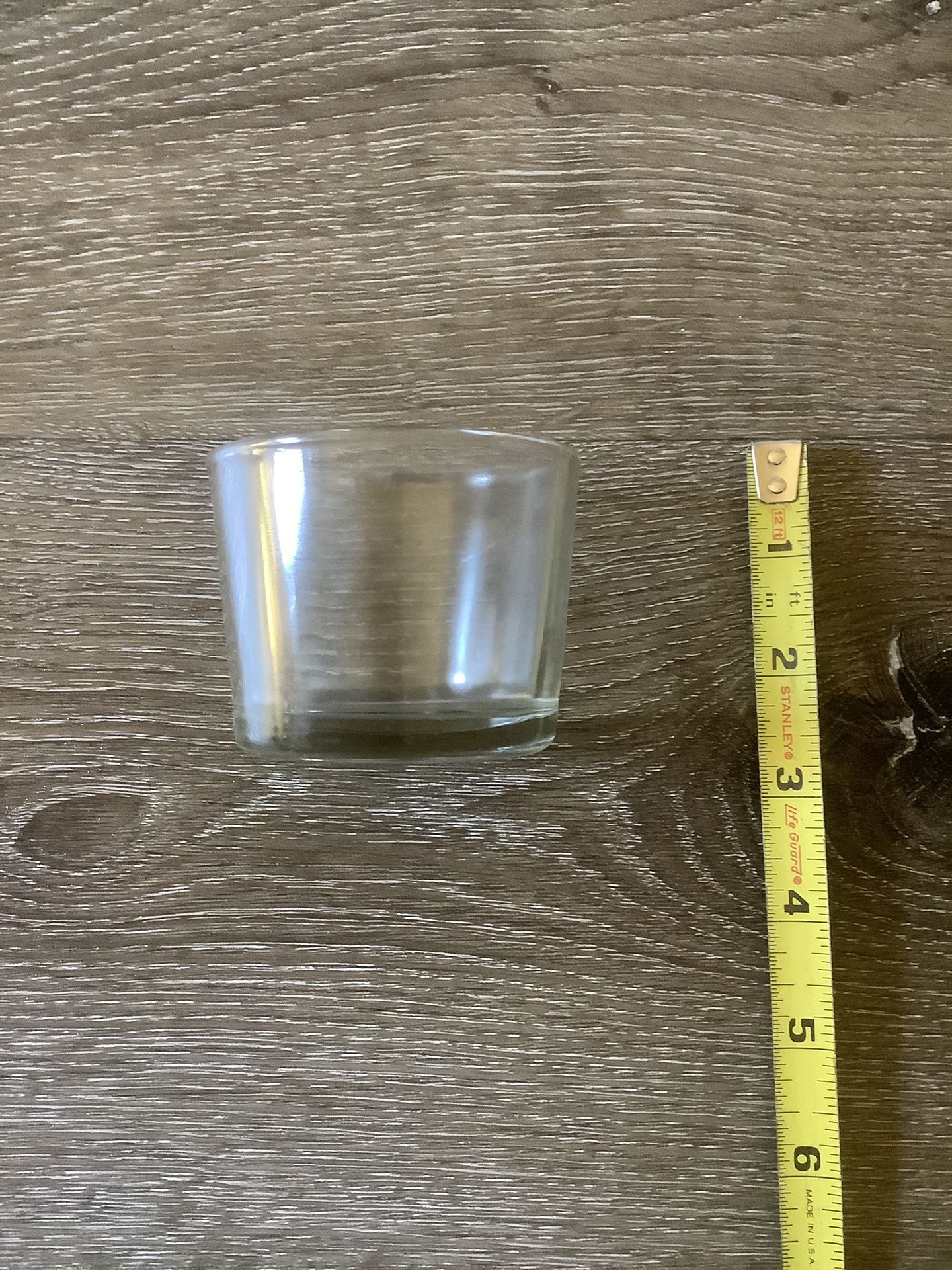 Set of 12 Glass Candle Holders