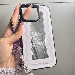 Cassidy iphone 15 pro max case with charms - magsafe