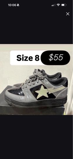 Bapes sneakers size 8 men