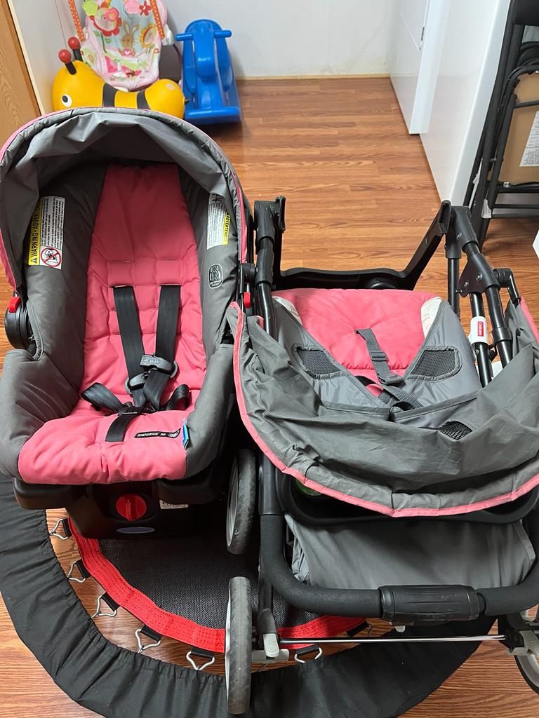 Graco LiteRider LX Travel System - Daphne