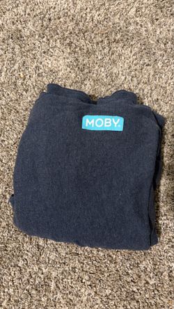 Moby Baby Wrap Carrier – Navy Blue (Soft Stretch Wrap)