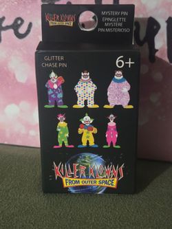 Killer clown mystery pin