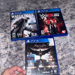 PS4 Games  (Pick Up In Escondido)