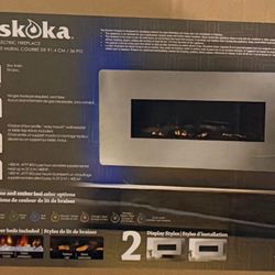 36in Electric Fireplace