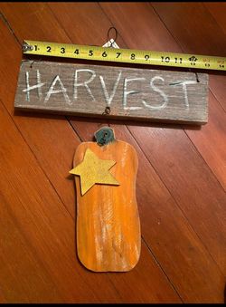 Harvest sign - Fall Wall Porch Art