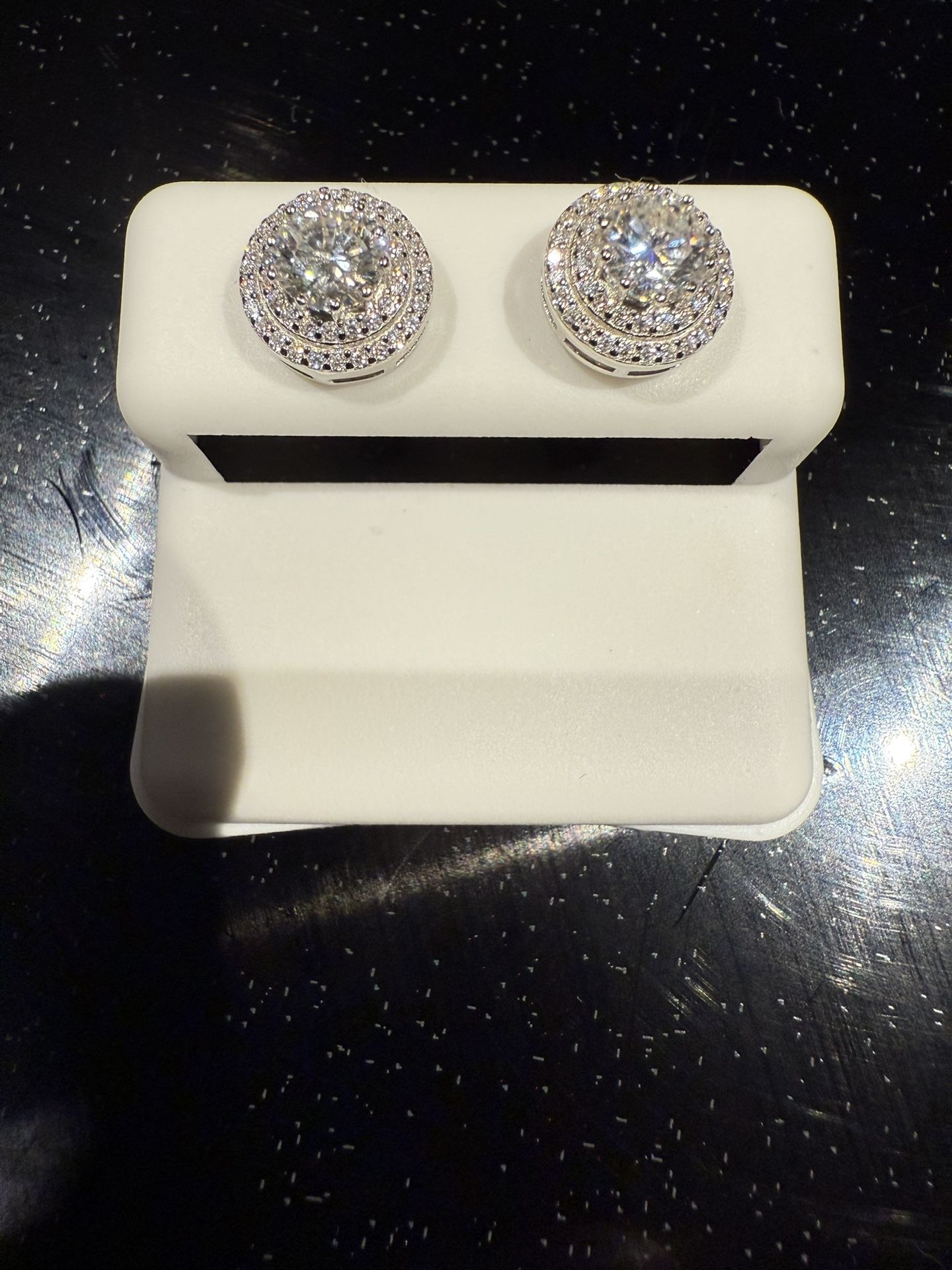 Moissanite Earrings 1.65 CT - VS1