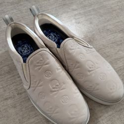 G/Fore Men’s 9 Slip On Disruptor Golf Shoes Grey/White