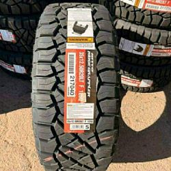 LT 35/1250/20 Nitto Ridge Grappler Tires Set 12 Ply LRF 