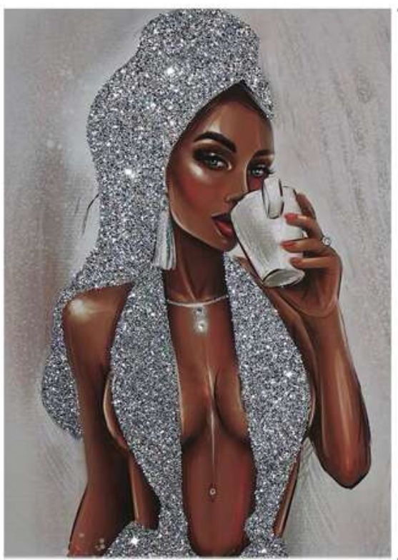 Glamour Gal Canvas Poster