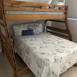 Twin Over Full Wood Bunk Bed