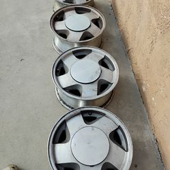 GM 16 inch 6 lug aluminum rims