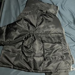 No Hood Puffer Zip Up