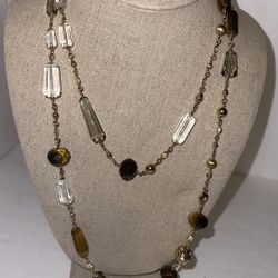 Henri Bendel Beaded Long Necklace 